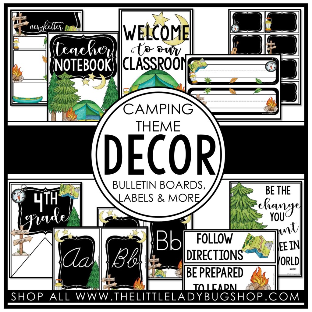 Camping Theme Classroom Decor