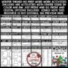 December January Winter Spelling Activities for Any List, Word Work Centers-2