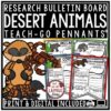 Desert Animal Species Research Report Activities Template Science Bulletin Board-1