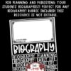 Biography Report Template Project, Biographies Informational Writing - Image 3