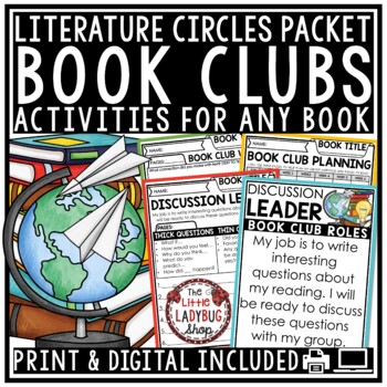 Book Club Activities Literature Circles Roles Reading Response Questions-1