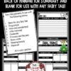 Fairy Tale Writing Graphic Organizers, Book Review Review Templates - Image 3