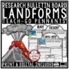 Geography Landforms Research Worksheets Project Templates Bulletin Board-1