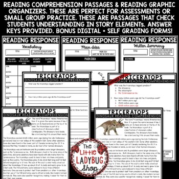 Dinosaur Activities Nonfiction Reading Comprehension Passages and Questions-3