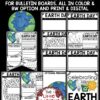 Earth Day Writing Prompts Bulletin Board