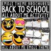 Emoji All About Me: Back to School Writing & Beginning of the Year