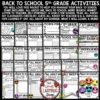 Emoji Theme First Week Back to School Activities 5th Grade All About Me Posters-2