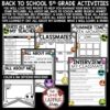 Emoji Theme First Week Back to School Activities 5th Grade All About Me Posters-3