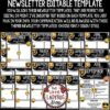 Emoji Theme Monthly & Weekly Newsletter Template Editable - Image 2