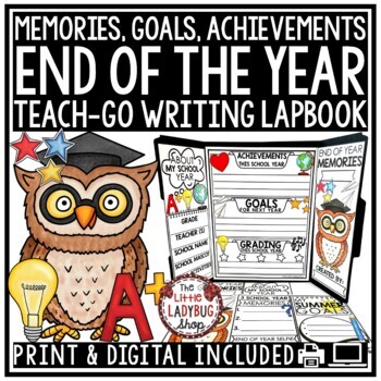 End of the Year Writing Activities Project Memory Book, Summer Goal Setting-1
