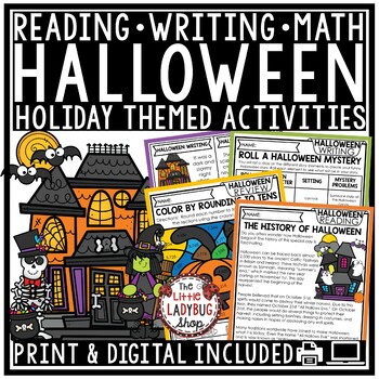 Halloween Math Poetry Writing Prompts