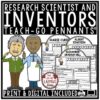 Famous Inventors & Scientist Research Project Bulletin Board Biography Templates-1