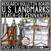 Famous US Landmarks Teach-Go Pennants