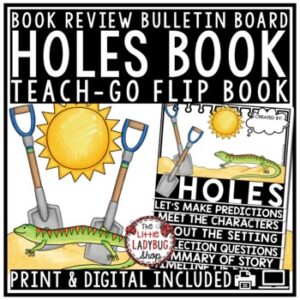 Holes, Louis Sacher Novel Study Book Review Report Aligned Literature Circles-1
