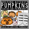How To Carve a Pumpkin Writing Teach- Go Pennants™- Pumpkin Fall Writing