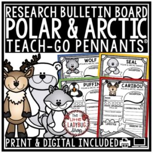 January Winter Polar and Arctic Animals Activities Research Penguins Polar Bears-1