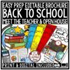 Meet the Teacher Letter Template Editable Back to School Newsletter Open House-2
