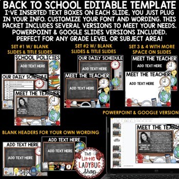 Meet the Teacher Template Editable, Back to School Open House Night Presentation-3