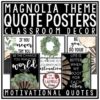 Modern Farmhouse Classroom Decor Inspirational Quotes Back to School Bulletin