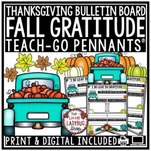 Thankful Fall Gratitude Bulletin Board