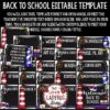 Nautical Classroom Theme Back To School Night Meet The Teacher Template Editable - Image 2