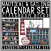 Nautical Theme Classroom Decor: Calendar Bulletin Board