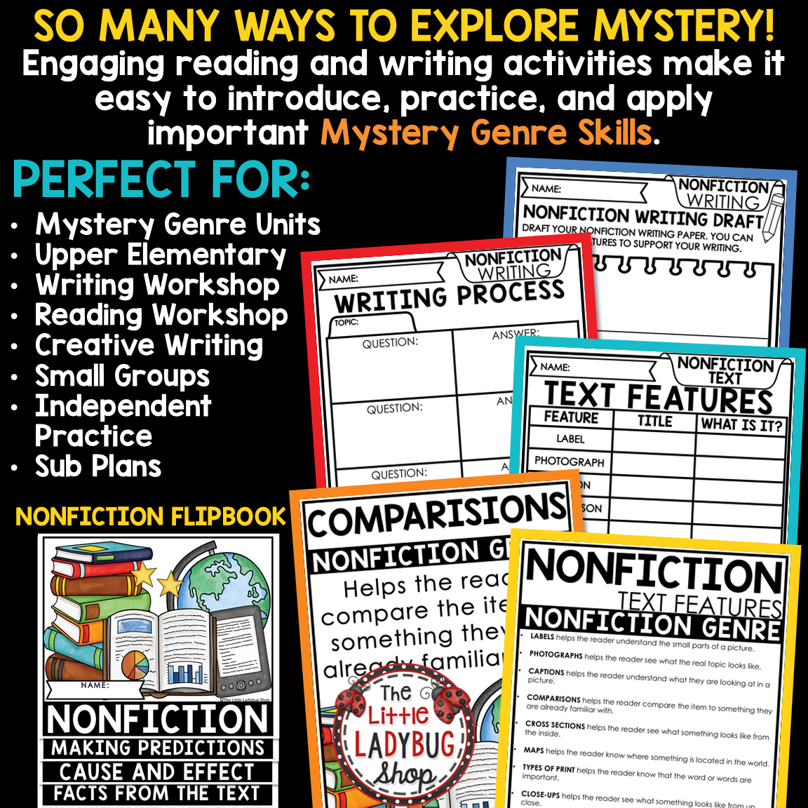 Nonfiction Text Features Reading Informational Texts Writing Graphic Organizers