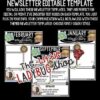 Pirate Theme Classroom Monthly & Weekly Newsletter Template Editable - Image 3