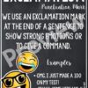 Punctuation Posters Emoji Theme Classroom - Punctuation Mark Anchor Charts - Image 3