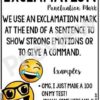 Punctuation Posters Emoji Theme Classroom - Punctuation Mark Anchor Charts - Image 4