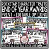 Rockstar Theme End of the Year Awards Superlative Classroom
