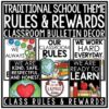 School Classroom Décor, Classroom Rules Reward Tag Back to School Bulletin Board