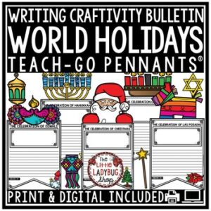 Fall Winter Spring Writing Prompts Crafts - The Little Ladybug Shop