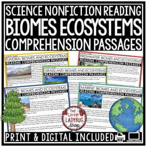 Biomes Ecosystems Science Reading Passages