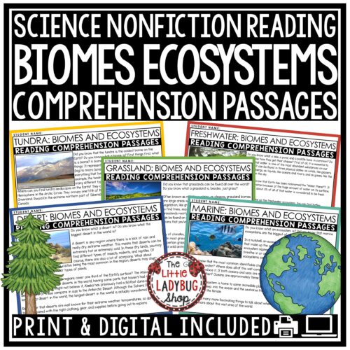 Biomes Ecosystems Science Reading Passages