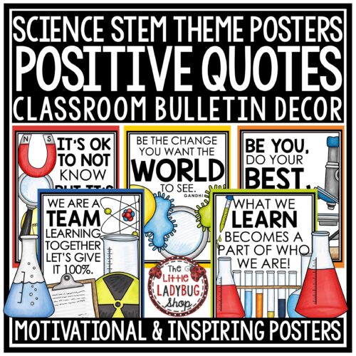 Scientist Stem Science Posters Classroom Décor Theme