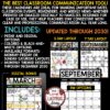 Editable Monthly Calendar 2025 2026 Templates Printable Class News Communication