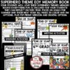 End of Year Memory Book 4th Grade Superhero Theme Last week of School Activities