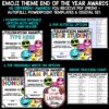 Emoji Theme End of the Year Awards Superlative Classroom
