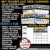 Editable Monthly Calendar 2025 2026 Templates Printable Class News Communication
