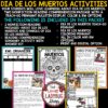 El Dia de Los Muertos Activities Day of the Dead Reading Passages