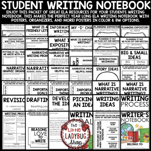 Student Writing Workshop Notebook