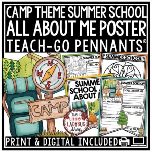Camping Theme Summer School Writing Activity