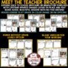 Back to School Meet the Teacher Newsletter Template Editable Letter Open House