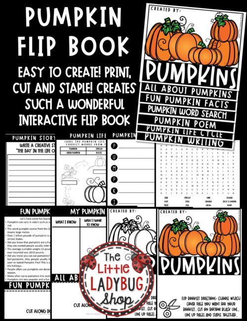 All About Pumpkins Flip Book