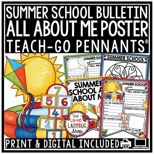 Summer School Writing Activity Bulletin Board