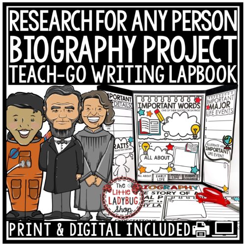 Black History Month Biography Research Activities Project