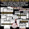 Winter Christmas December Poetry Reading Comprehension Passages Poem of the Week