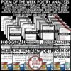 Focused Poem of the Week Poetry Unit Reading Comprehension Passages and Questions