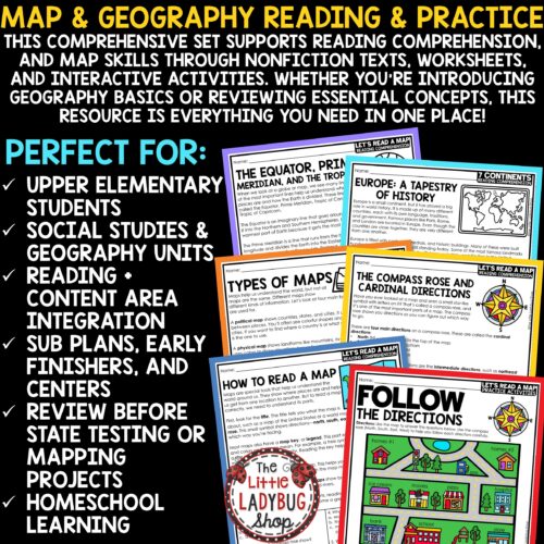Geography Me on a World Map Skills Worksheets Continents and Oceans Maps Globes